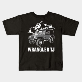 Jeep Wrangler TJ jeep car name Kids T-Shirt